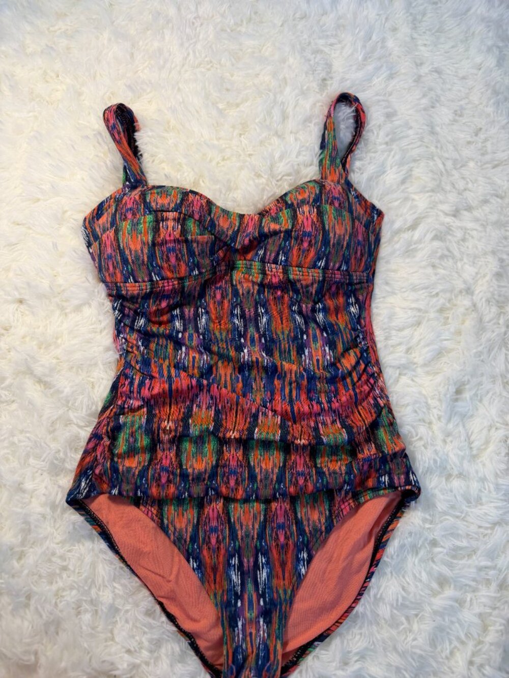 Tommy Bahama Ikat Tie Dye One Piece Swimsuit